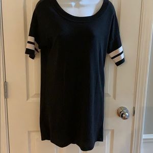 BDG black t-shirt dress, XS